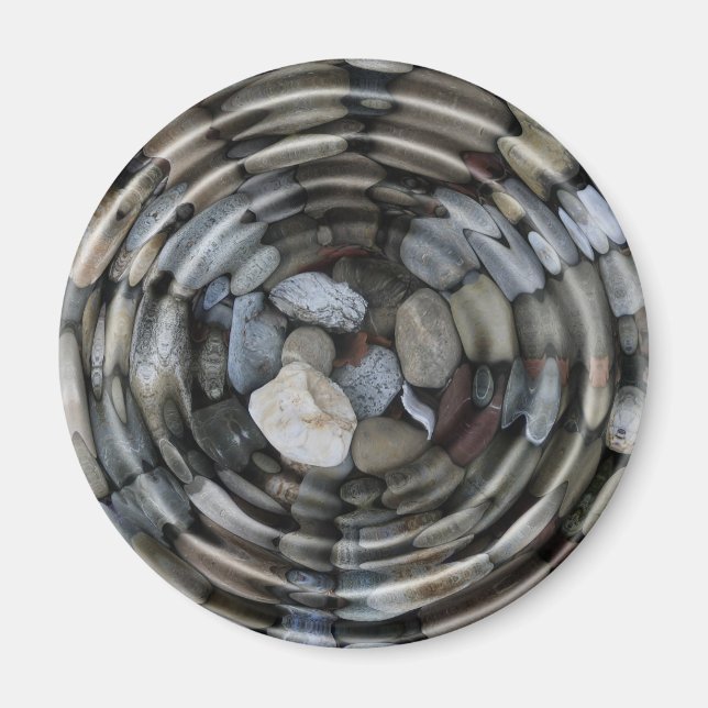 Íman ondulações e pedras (Frente)