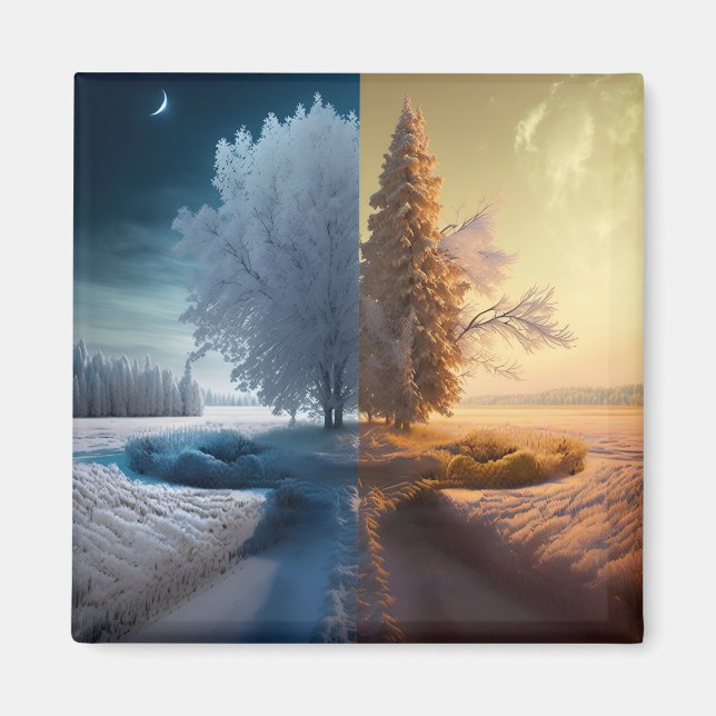 Íman One day in winter (Frente)