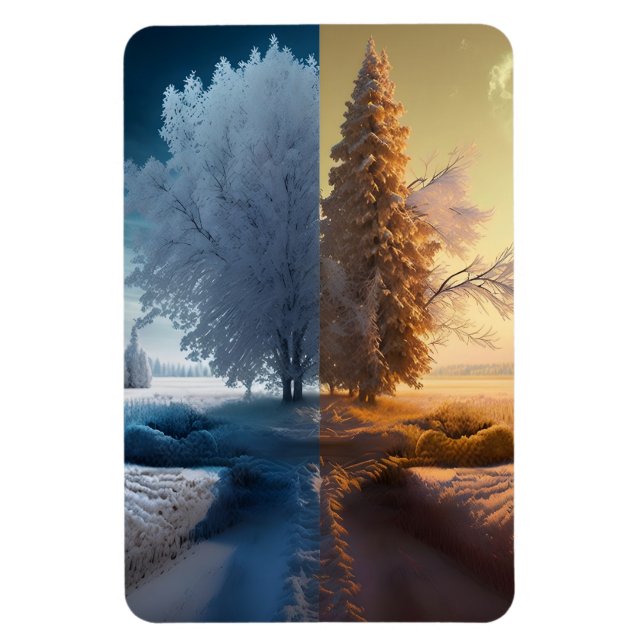 Íman One day in winter (Vertical)