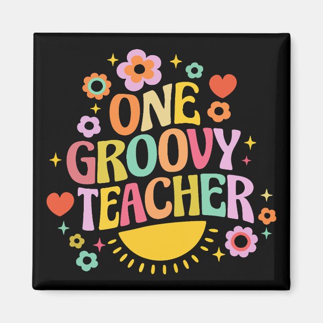 Íman One groovy teacher (Frente)