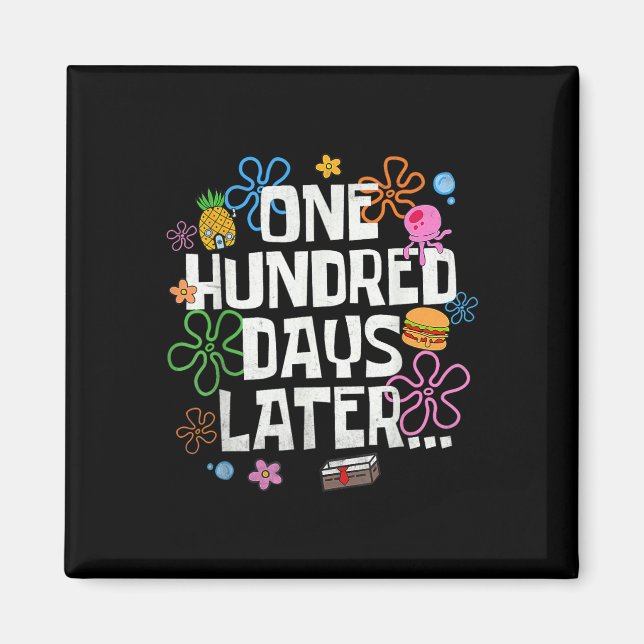 Íman One Hundred Days Later 100 Days Of School Student  (Frente)