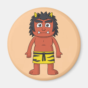 Íman Oni Vermelho Japonês