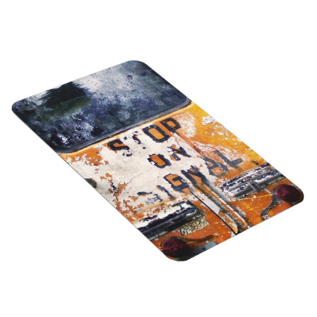 Íman Ônibus escolar de Vintage (Lado Direito)