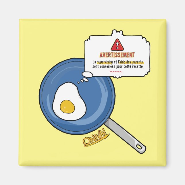 Íman ONIVA! Oeuf (Frente)