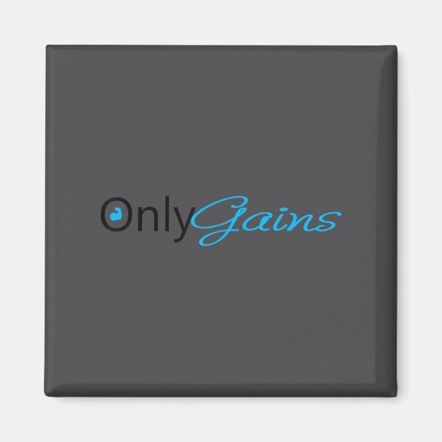 Íman Only Gains _ Funny Gym Motivation  (Frente)