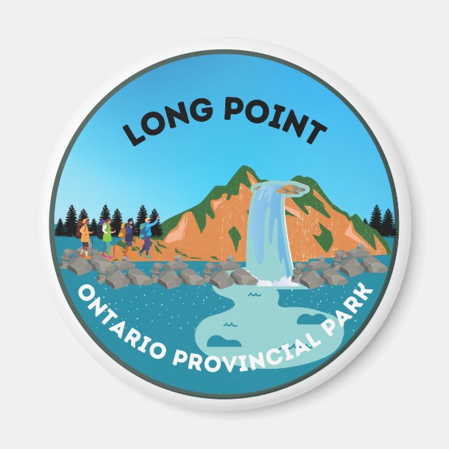 Íman Ontário Provincial Park Magnet (Frente)