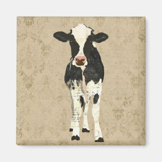 Íman Onyx & Pearl Cow Magnet