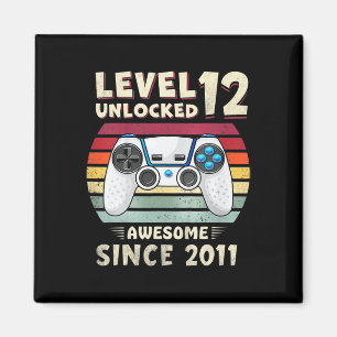 Íman Onze 11 anos Aniversário Menino Divertido Gamer 11
