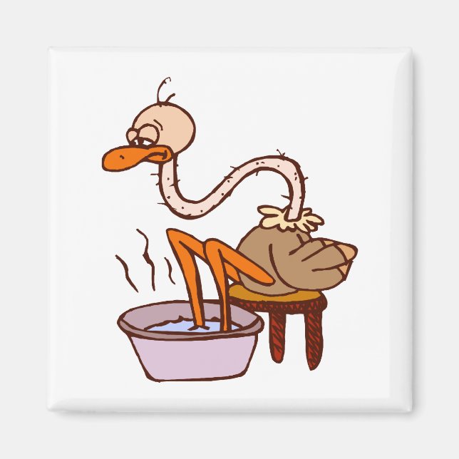 Íman Oogie Ostrich (Frente)