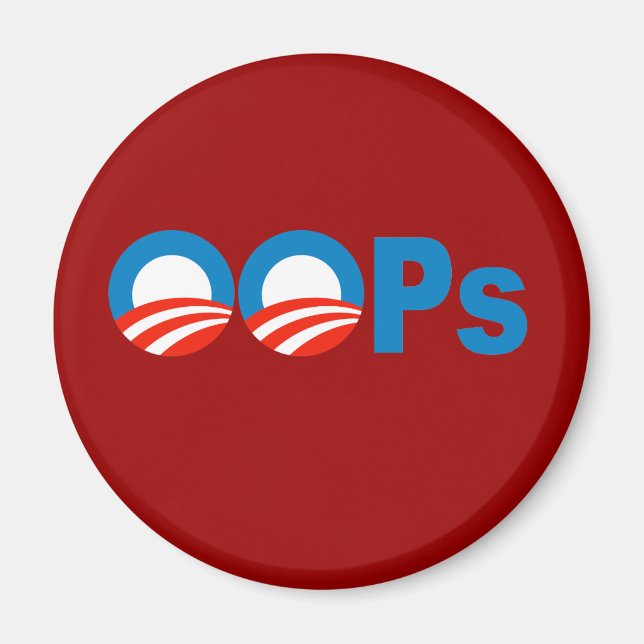 Íman Oops de Obama (Frente)