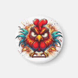Íman "Oots the Radiant Rooster" Magnet