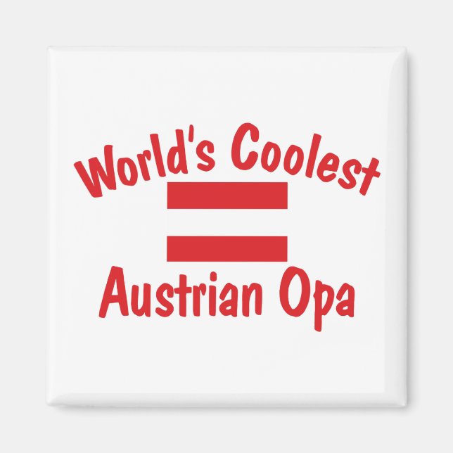 Íman Opa Austríaco Mais Fresco (Frente)