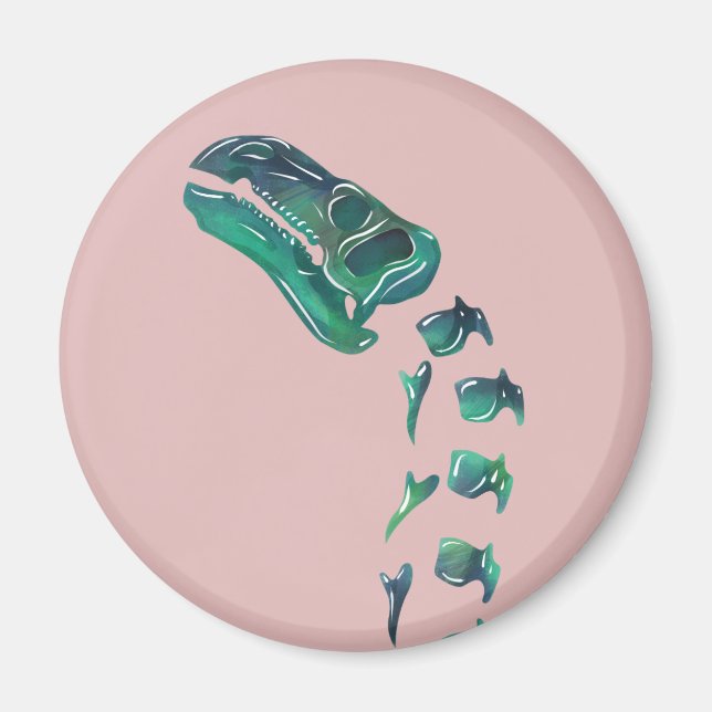 Íman Opal Iguanodon Dinossaur (Frente)