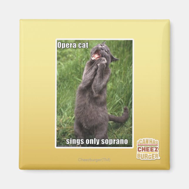 Íman Ópera Cat (Frente)