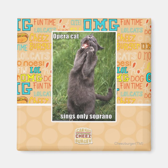 Íman Ópera Cat (Frente)