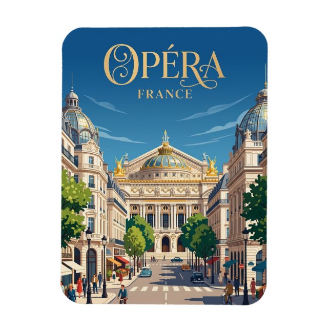 Íman Ópera França (Vertical)