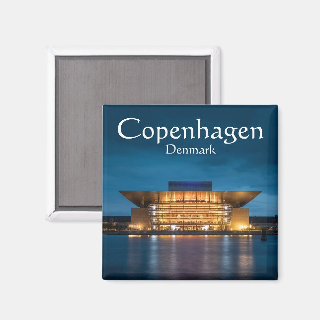 Íman Opera House de Copenhaga (Front/Back)