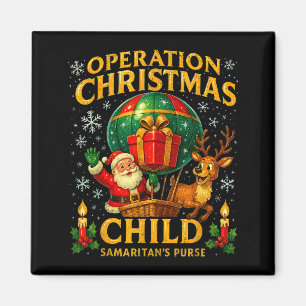 Íman Operação Criança da Natal Bolsa Samaritan's Purse
