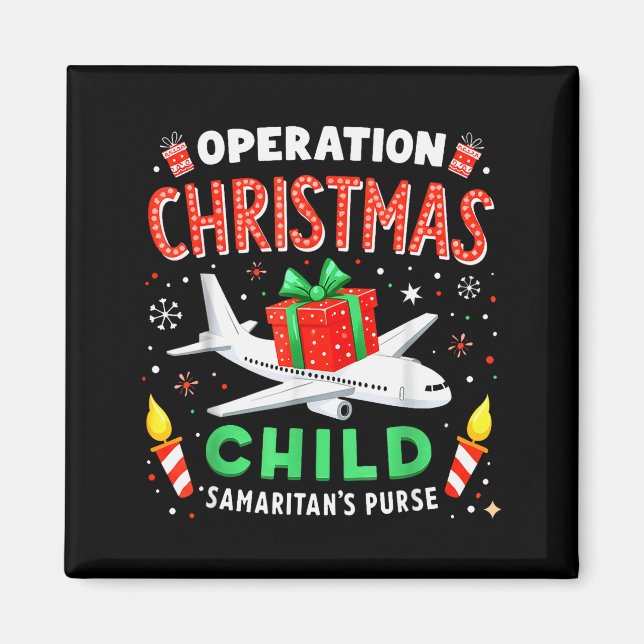Íman Operação Criança de Natal Bolsa Samaritanos  (Frente)