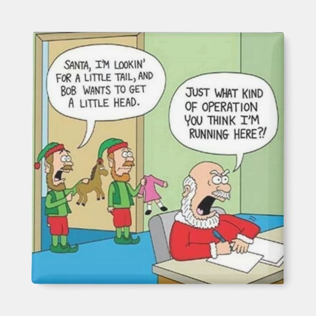 Íman Operação do Workshop de papais noeis (Frente)