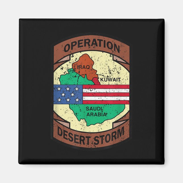 Íman Operação Militar do Golfo Operação Deserto Tempest (Frente)