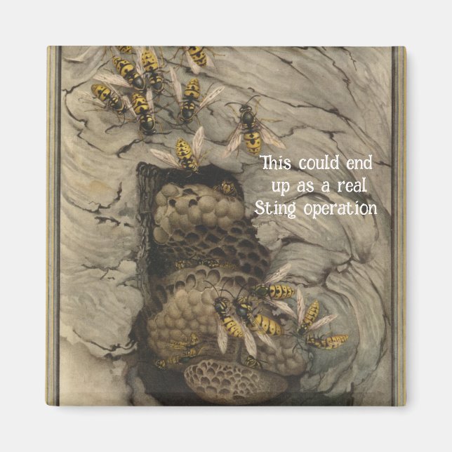 Íman "Operação Sting"Magnet (Frente)