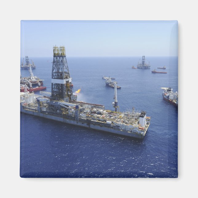 Íman Operações de fiação conduzidas pela perfuração (Frente)