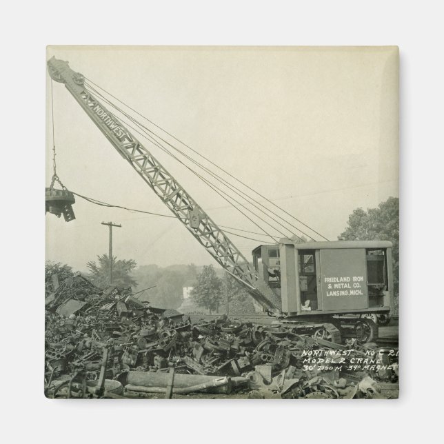 Íman OPERADOR DE CABO DO OPERADOR DO Northwest CRANE 34 (Frente)