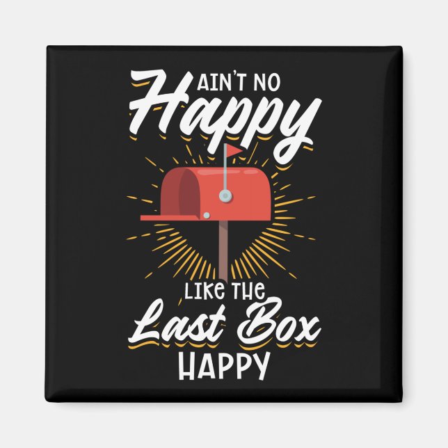 Íman Operário Postal Funny Mail Carrier (Frente)