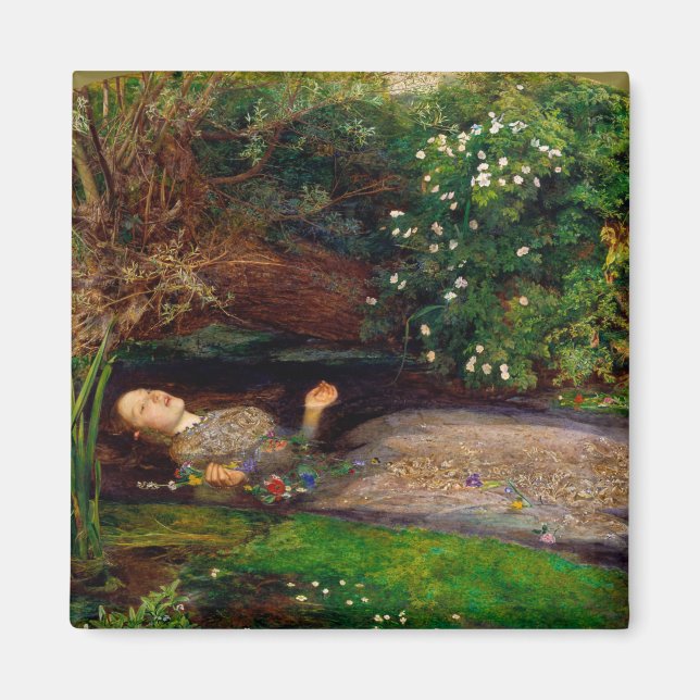 Íman Ophelia, John Everett Millais, 1851-1852 (Frente)