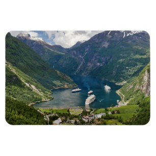 Íman Opinião de Noruega a Geiranger de Flydalsjuvet