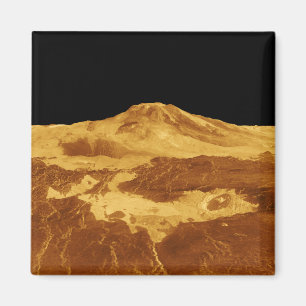 Íman opinião de perspectiva 3D de Maat Mons em Venus