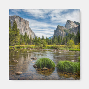 Íman Opinião do vale no parque nacional de Yosemite