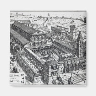 Íman Opinião St Peter idoso, Roma, 1891