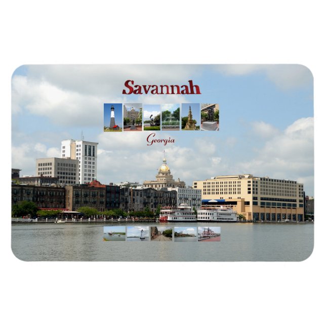 Íman Opiniões de Savannah, Geórgia (Horizontal)