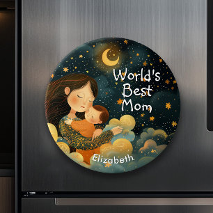 Íman Óptica Ilustração de Mãe e Filho Dia das Mães