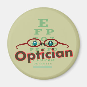 Íman Optician — Presentes de gráfico de olhos