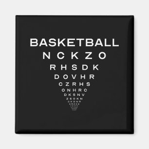 Íman Ópticos de Basquete Engraçados - Tanque de Piada d