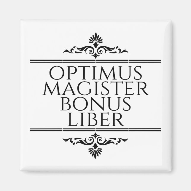 Íman Optimus Magister Bonus Liber (Frente)