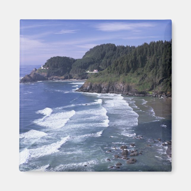 Íman OR, Costa do Oregon, Farol Heceta Head, em (Frente)