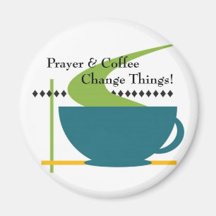 Íman Oração e ímã do café
