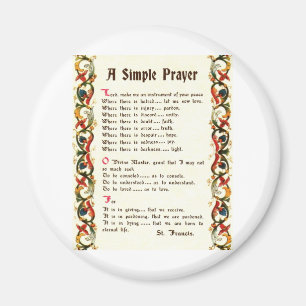 Íman oração simples por St Francis de Assisi