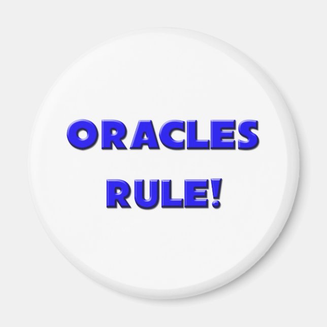 Íman Oracle Rule! (Frente)