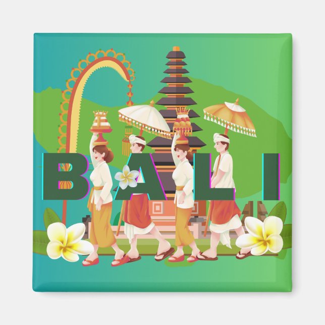 Íman Orações Balinesas Imaginam a Essência da Devoção (Frente)