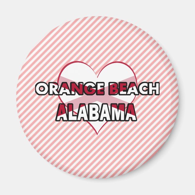 Íman Orange Beach, Alabama (Frente)