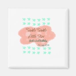 Íman Orange clouds twinkle twinkle little stars green 