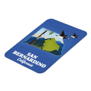 Íman Orange County California Poster de viagens Magnet