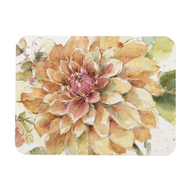 Íman Orange Dahlia (Horizontal)