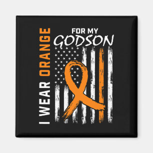 Íman Orange For My Godson Leukemia Cancer Ame