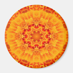Íman Orange Marigold Mandala